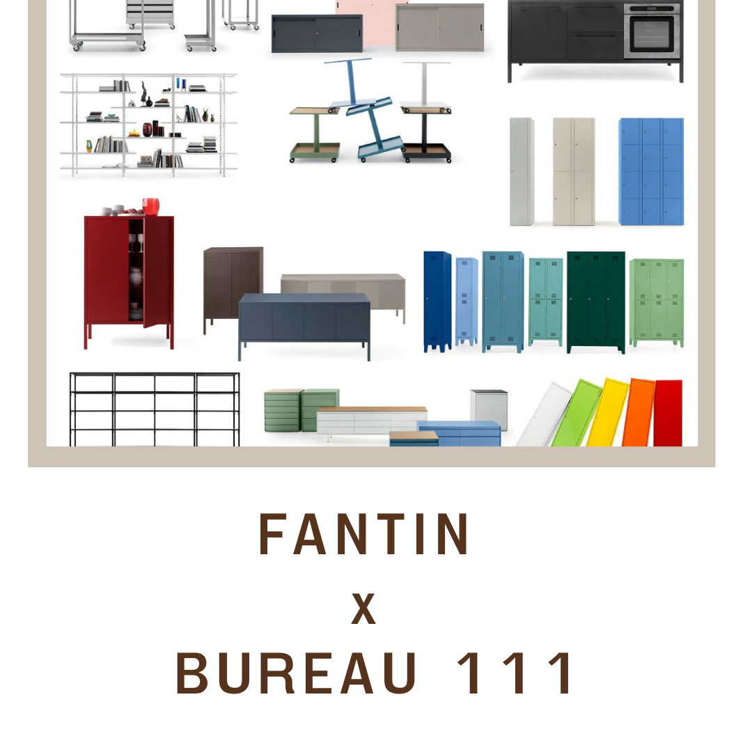 Partenariat entre Fantin et Bureau 111, du mobilier Italien de qualité