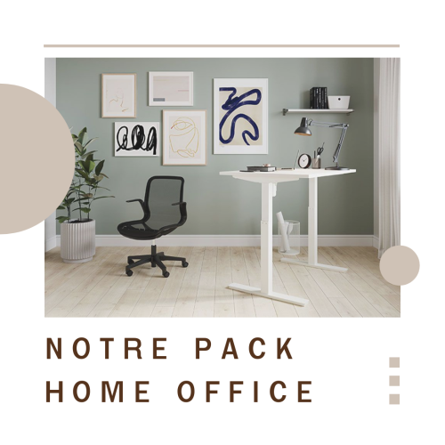 Pack Home office pour travailler &agrave; la maison avec le coronavirus
